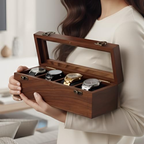 Vintage Wooden Watch Box