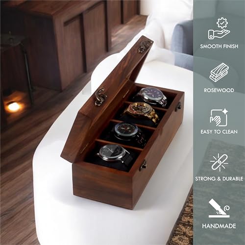 Vintage Wooden Watch Box