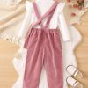 Ninas Baby Girls Solid Cotton