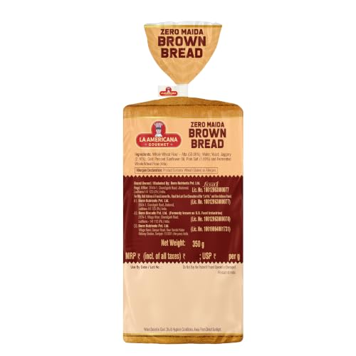 Bonn la Americana Whole Wheat Brown Bread 350g - Image 2