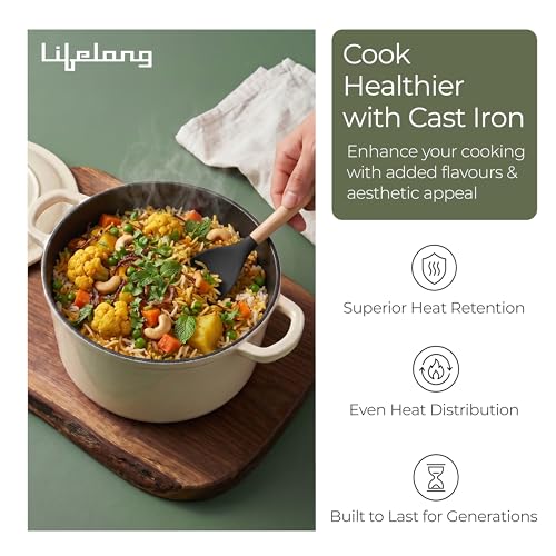Lifelong Enamel Cast Iron Dutch