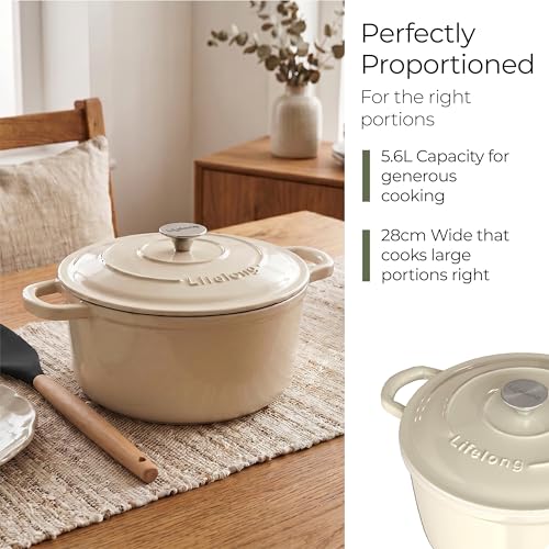 Lifelong Enamel Cast Iron Dutch