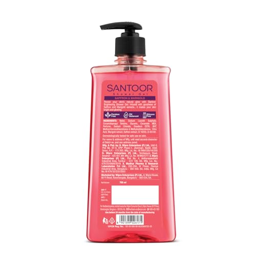 Santoor Brightening Shower Gel 750ml
