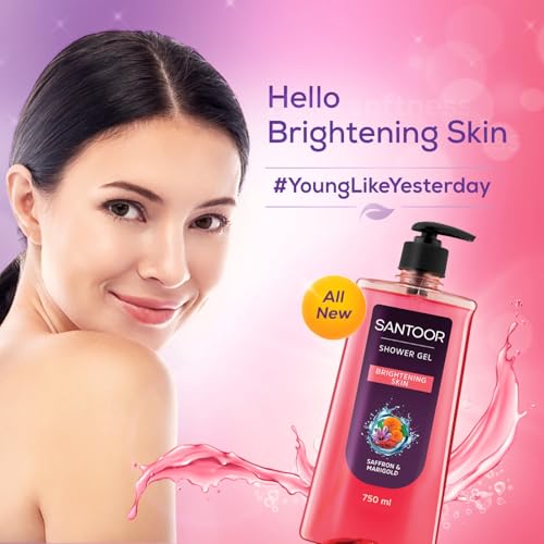 Santoor Brightening Shower Gel 750ml