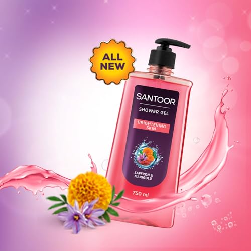 Santoor Brightening Shower Gel 750ml