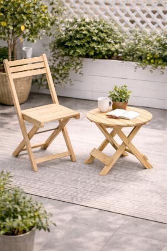 Yo Green Wooden Round Table
