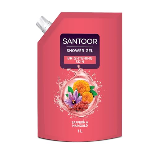 SANTOOR SHOWER GEL SAFFRON & MARIGOLD 1L