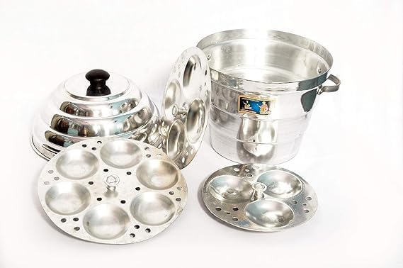 Malti Aluminium Multi-Purpose Idli Cooker