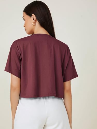 KOTTY Women's Solid Cotton Blend