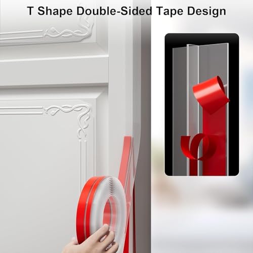 TEKCOOL T-Shaped Door Draft Stopper