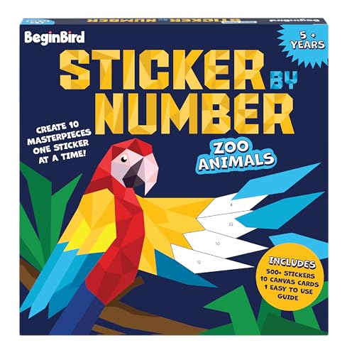 BeginBird Sticker By Number DIY