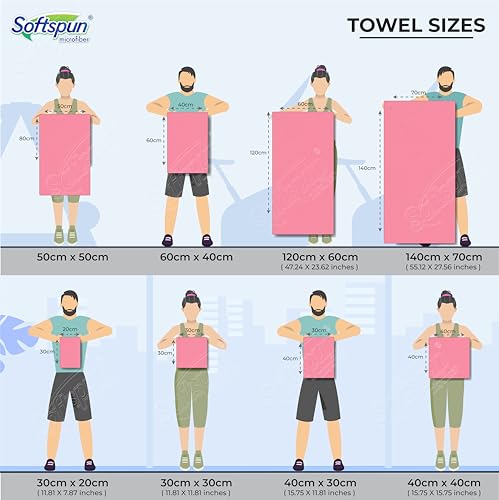 SOFTSPUN Microfiber Cleaning Cloths, 4pcs