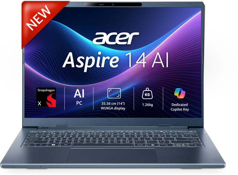 Acer Aspire 14 AI Office 2024 + M365 Basic Snapdragon X - (16 GB/