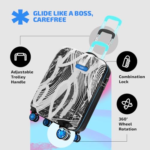 Skybags Stroke Printed Cabin Size
