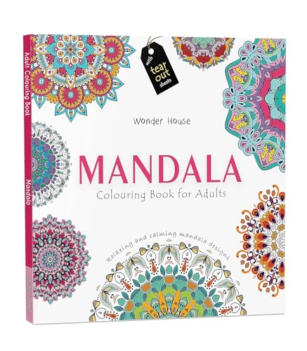Mandala |Colouring Books For Adults With Tear Out Sheets