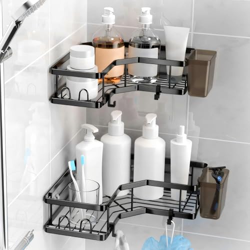 Moforoco Bathroom Corner Shelves Organiser