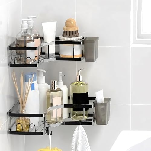 Moforoco Bathroom Corner Shelves Organiser