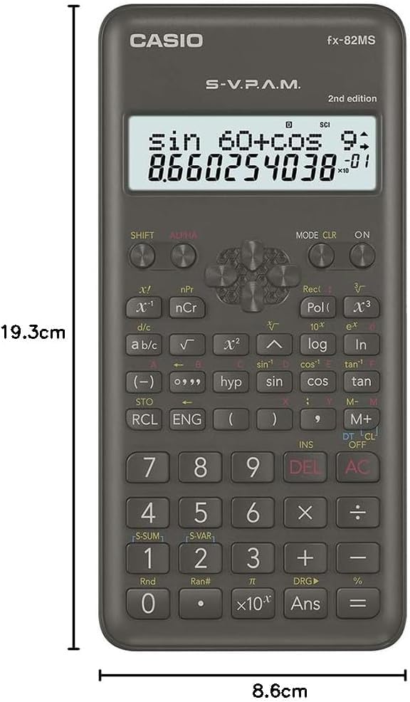 Casio FX-82MS 2nd Gen Non-Programmable