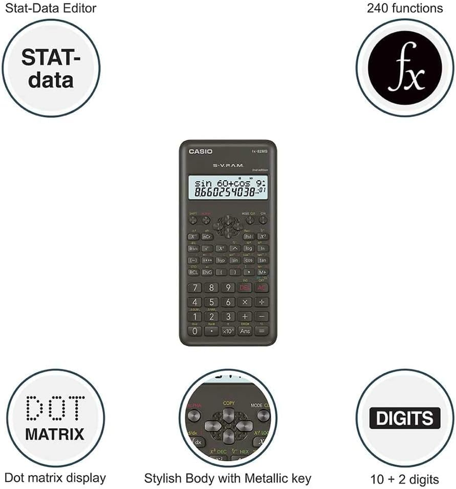 Casio FX-82MS 2nd Gen Non-Programmable