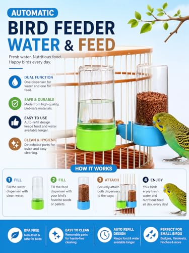 RvPaws 2 PCS Automatic Bird