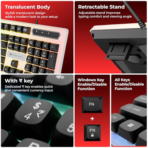 Zebronics Wired Keyboard & Mouse
