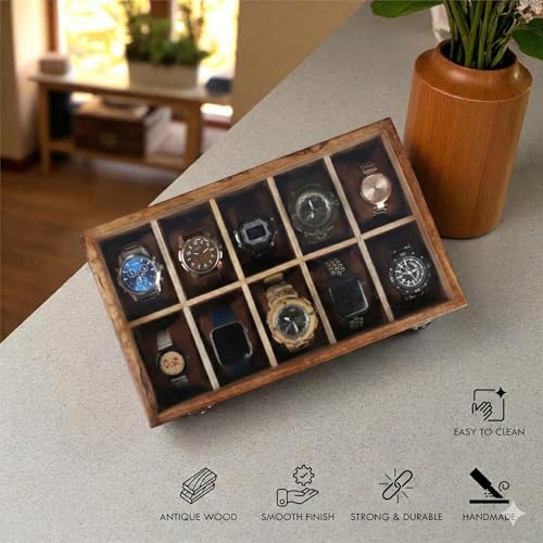 Vintage Wooden Watch Box