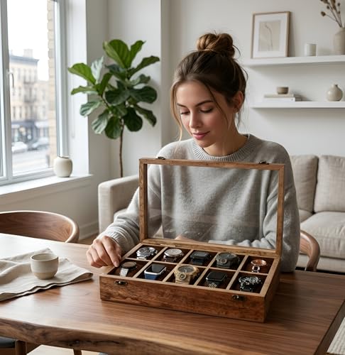Vintage Wooden Watch Box
