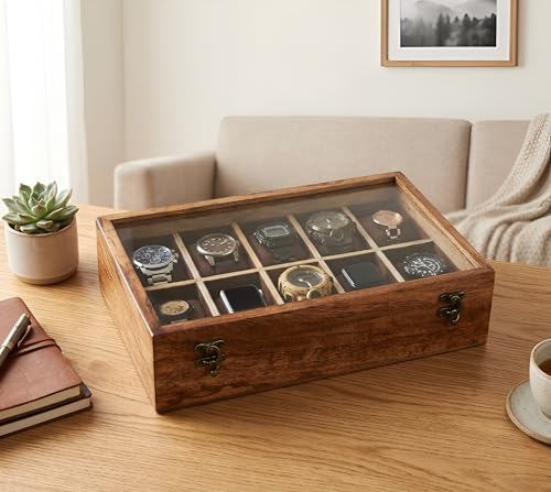 Vintage Wooden Watch Box