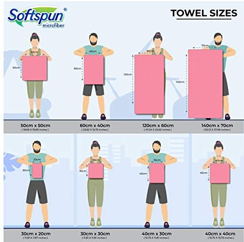SOFTSPUN Microfiber Cloth 40x40 cms