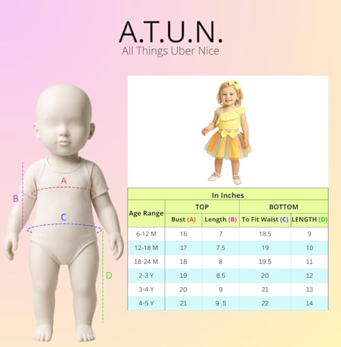 A.T.U.N. Baby Girls One Shoulder