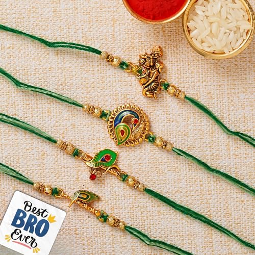 eCraftIndia Set of 4 Multicolor