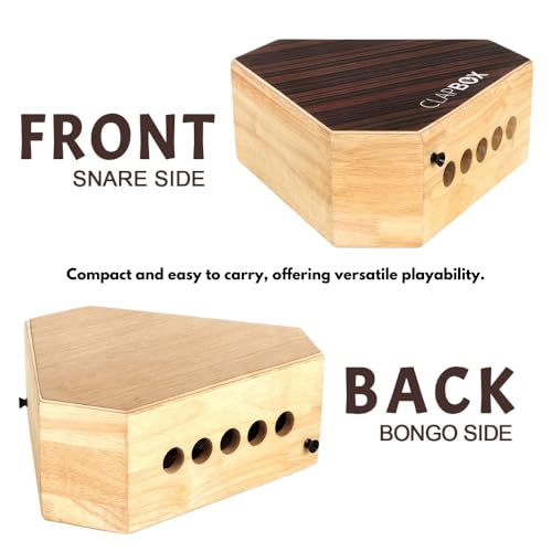 Clapbox Travel Cajon, Snare, Bongo