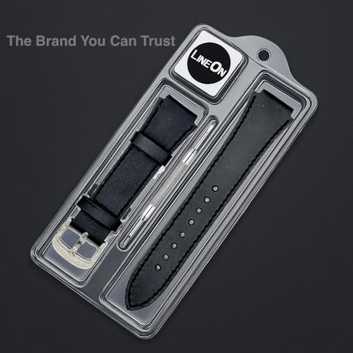 LineOn 18mm Premium Leather Watch
