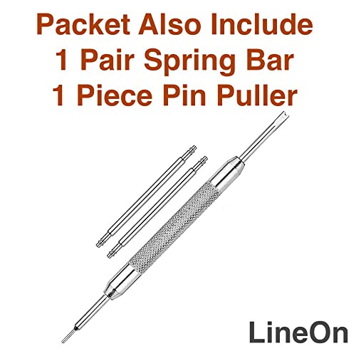 LineOn 18mm Premium Leather Watch