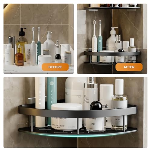 MIORAH Self Adhesive Adjustable Bathroom