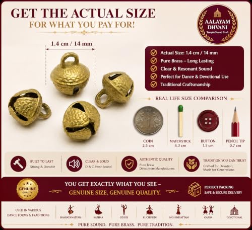 Brass Ghungroo 100 Bells