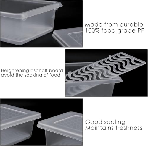 LEMBOSE Fridge Storage Containers