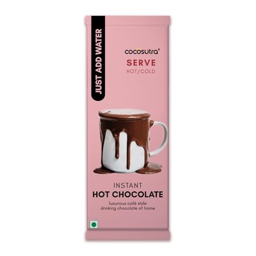 Cocosutra Instant Drinking hot Chocolate - 36g | Just add milk, hot or cold