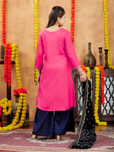 Aarika Girl's Cotton Solid Regular Tunic Shirt - Image 4