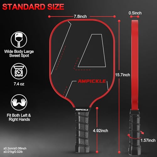 Pickle Ball Paddle,Fiberglass Pickleball Paddle,Frosted