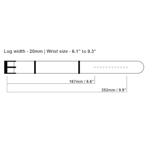 Lineon 20mm & 22mm Stainless