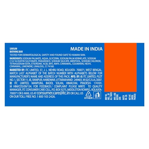 Savlon Cool Bathing Soap Bar