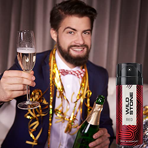 Wild Stone Red Deodorant Body Spray for Men, 225ml - Image 6
