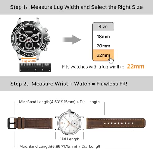 Fullmosa 2 Pack 22mm Leather