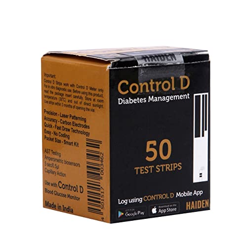 Control D Test Strips, 50 Count (Black) for Control D Glucometer only - Image 5