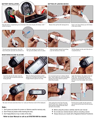 Control D Test Strips, 50 Count (Black) for Control D Glucometer only - Image 7