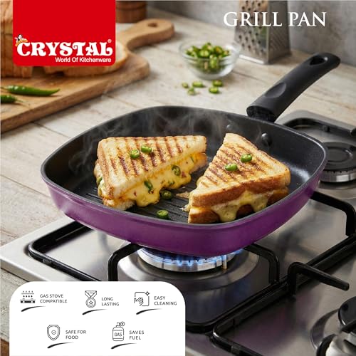 Crystal Aluminium Non Stick Grill