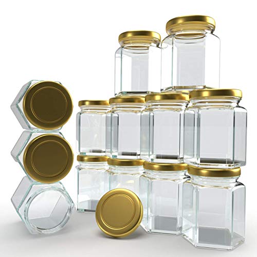 hexagon Design 250 Gram Glass