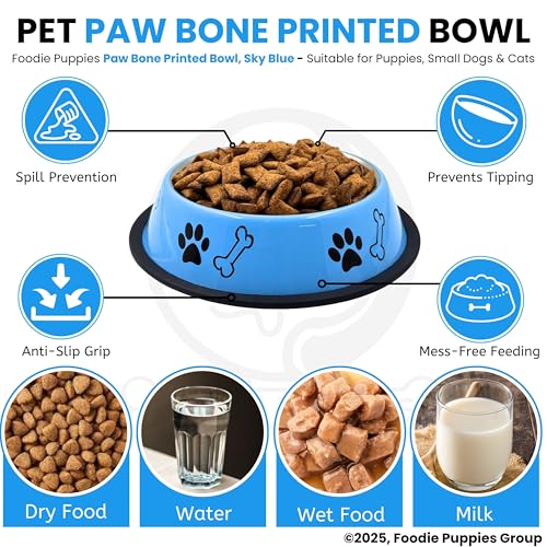 Foodie Puppies Stainless Steel Paw
