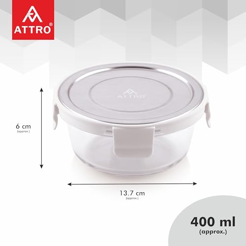 ATTRO Glassox Borosilicate Round Glass